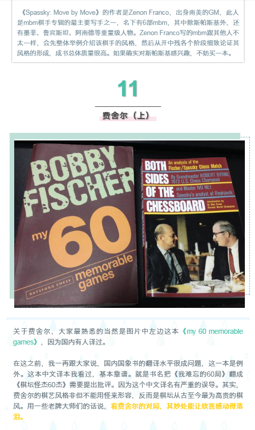 我的国际象棋私人书单-薛伟庆